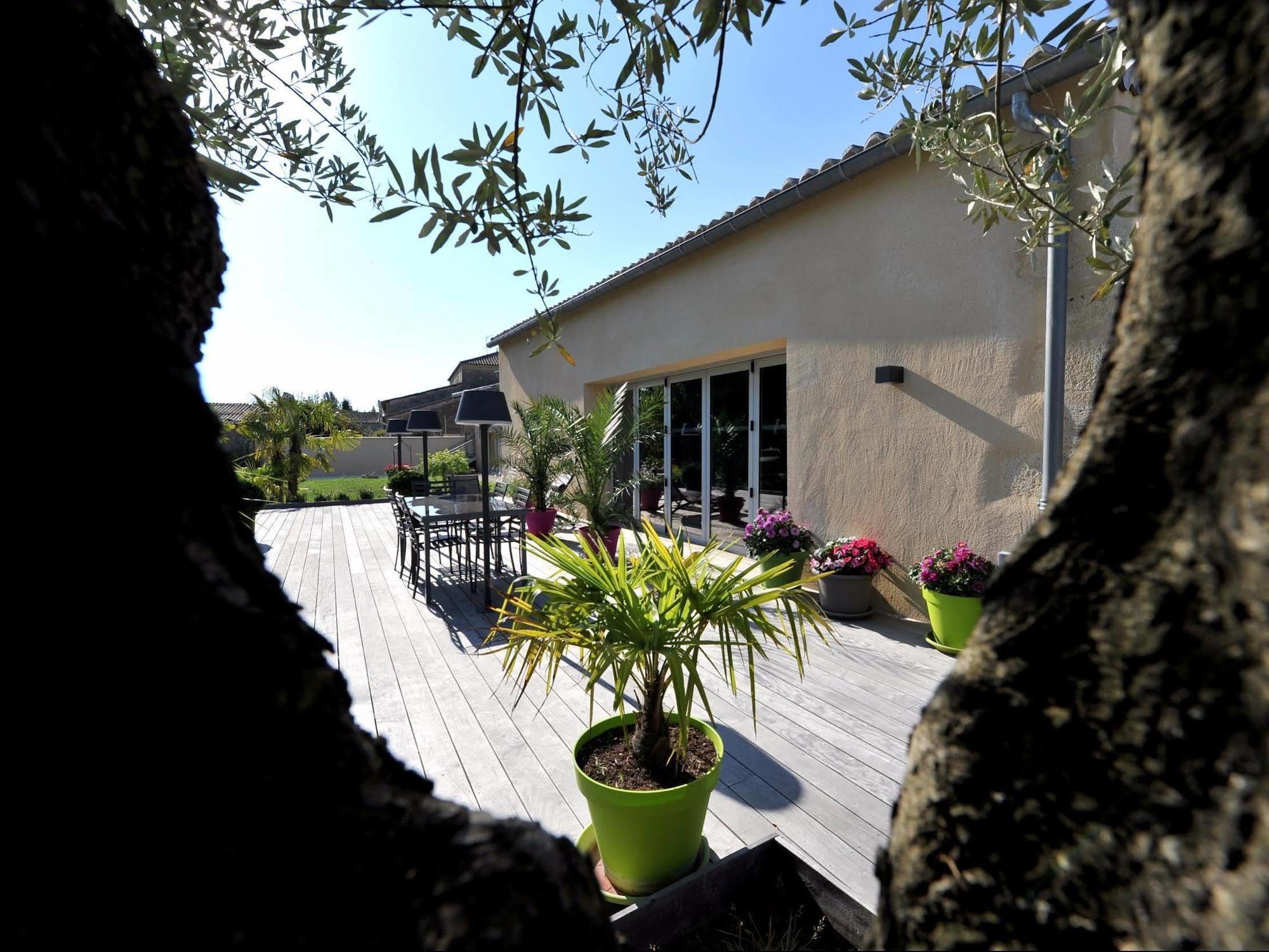 Saint-Pey-de-Castets Logis- Hotel Spa Restaurant L'Epicurial מראה חיצוני תמונה